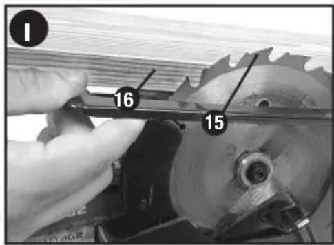 Porter-Cable PCC660 - SHOE ADJUSTMENT FOR 90^ CUTS - 2