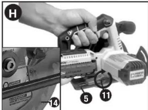 Porter-Cable PCC660 - SHOE ADJUSTMENT FOR 90^ CUTS - 1