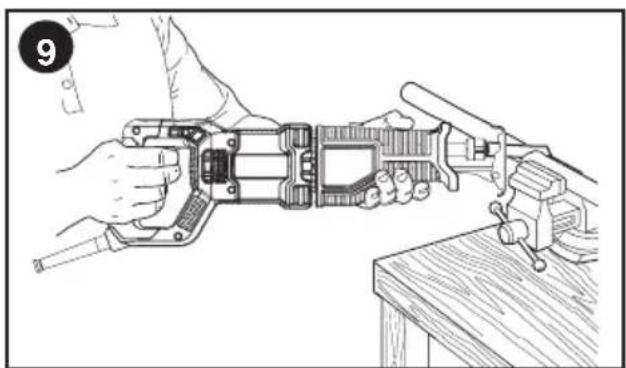 Porter-Cable PCE360 - CORTES EN METAL (FIGURA 9) - 1
