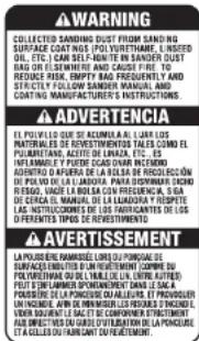 Porter-Cable 352VS - REEMPLAZO DE LAS ETIQUETAS DE ADVERTENCIA - 2