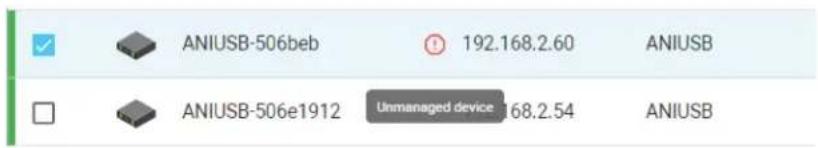 ANIUSB-506beb 192.168.2.60 ANIUSB ANIUSB-506e1912 Unmanaged device 168.2.54 ANIUSB
