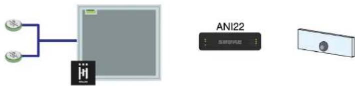 SHURE Designer - Liaison des boutons de coupure du son à un appareil - 1