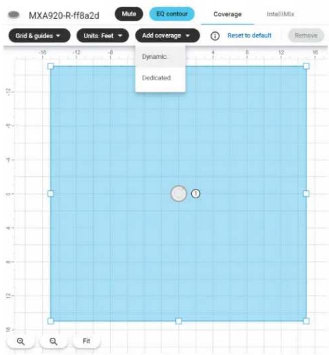 SHURE Designer - Couverture automatique = Actif - 1