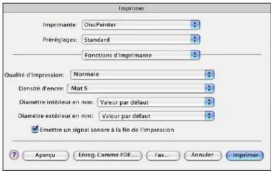DYMO DiscPainter - Pour contrôler les caractéristiques de l'imprimante - 1