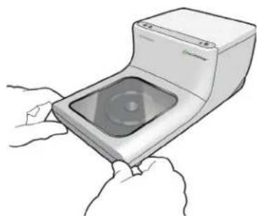 DYMO DiscPainter - Pour ouvrir le couvercle du compartment de disque quand il est verrouillé - 1