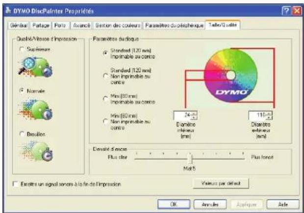 DYMO DiscPainter - Pour imprimer sur une imprimante DiscPainter - 1