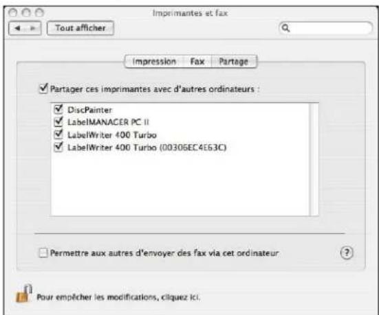 DYMO DiscPainter - Pour partager l'imprimante - 2