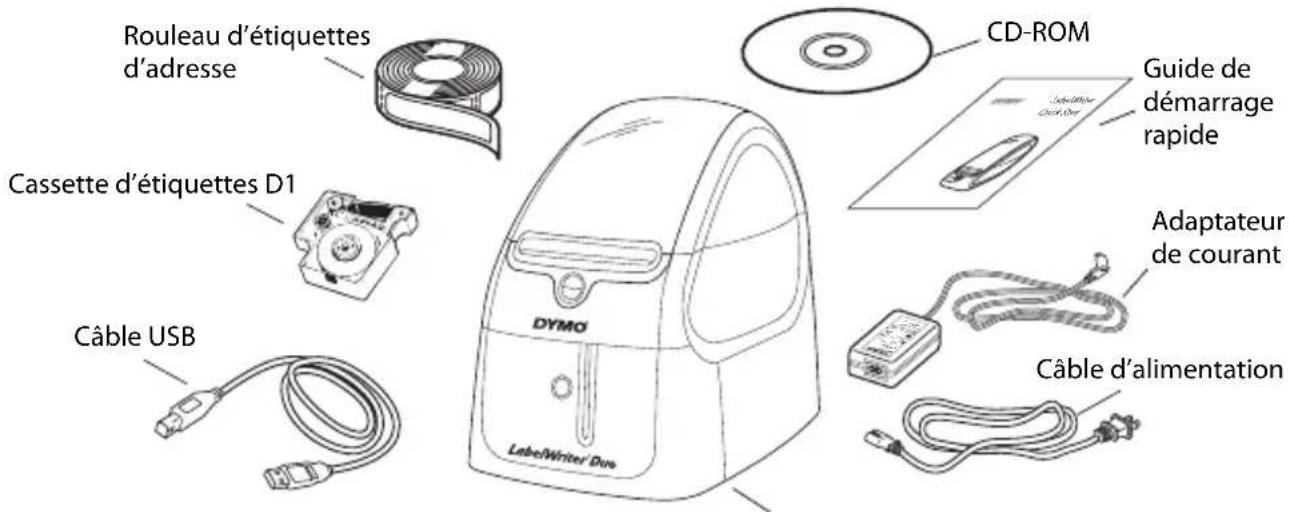 DYMO LabelWriter 400 Duo - Déballage de votre imprimante - 1