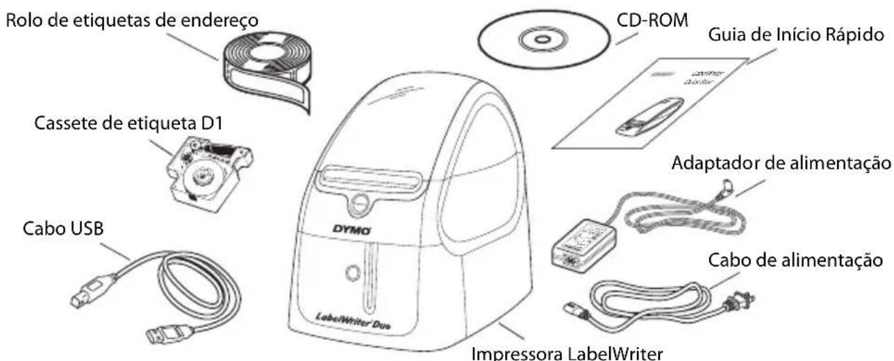 DYMO LabelWriter 400 Duo - Remover a impressora LabelWriter da embalagem - 1