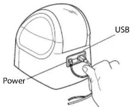 DYMO LabelWriter 400 Duo - To connect the power - 2