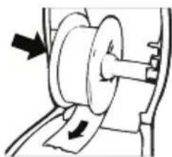 DYMO LabelWriter 400 Duo - To load die-cut labels - 3