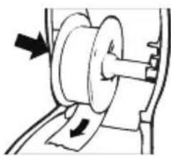 DYMO LabelWriter 400 Turbo - Pour charger un rouleau d'étiquettes - 3