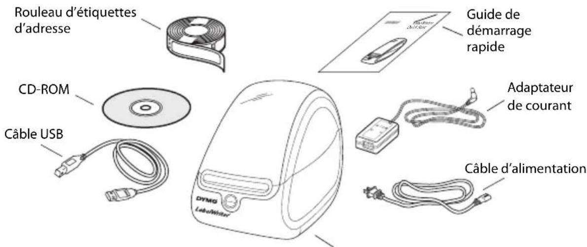 DYMO LabelWriter 400 Turbo - Déballage de votre imprimante - 1