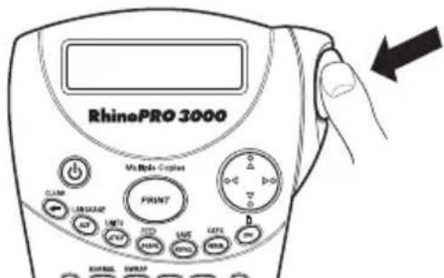 DYMO Rhino Pro 3000 - Pour imprimer une étiquette - 1