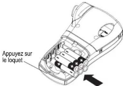 DYMO Rhino Pro 3000 - Pour mettre les piles en place - 1