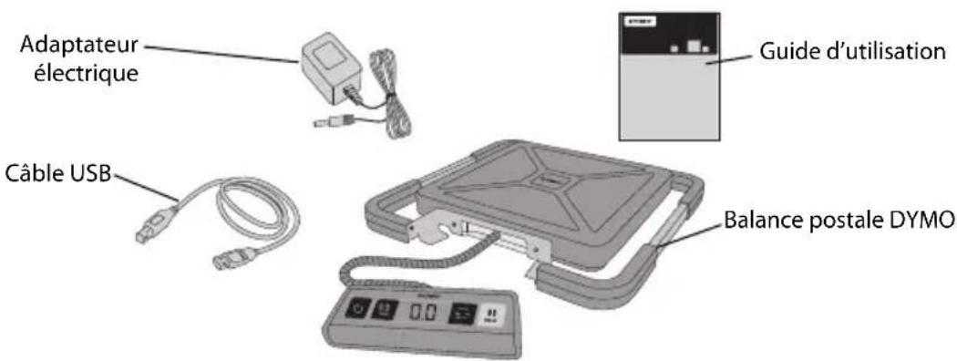 DYMO S400 - Pour installer la balance - 1