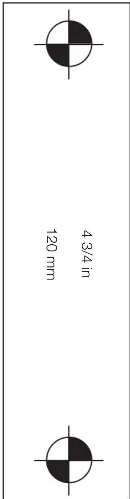 DYMO S400 - Mounting Template - 1