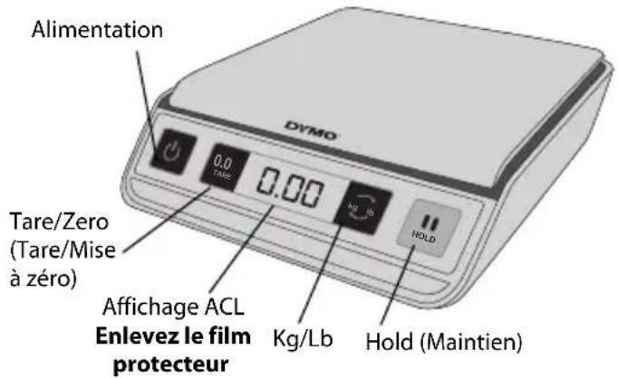 DYMO M3 - Pour installer la balance - 1
