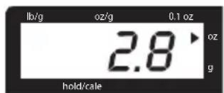 DYMO PE5 - Pesage d'un objet - 1
