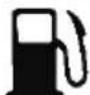PARKSIDE PBM 132 B1 - Simboli sul tappo carburante: - 1