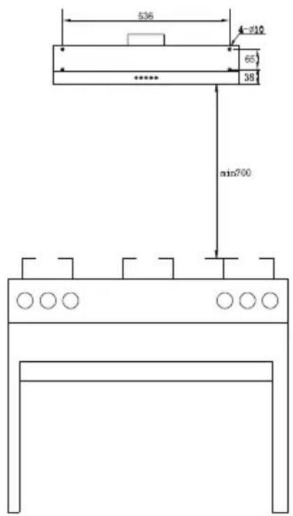 Glem Gas GHC831IX - Fixing to the wall - 1