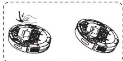 TCL Sweeva 6000 - ③ Entfernen Sie die Schutzleiste ④ Montieren Sie die Seitenbürste - 2