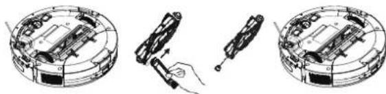 TCL Sweeva 6000 - Reinigen Sie die Walzbürste - 1