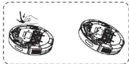TCL Sweeva 6000 - ③ Retire la tira protectora ④ Instale el cepillo lateral - 2