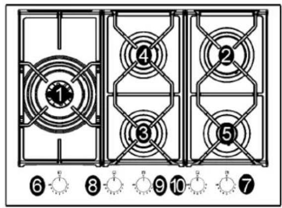 Glem Gas GV64TXBK - # - 5