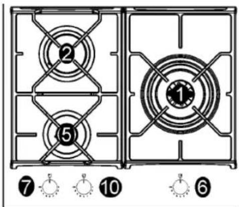 Glem Gas GV64TXBK - PCZT: - 3