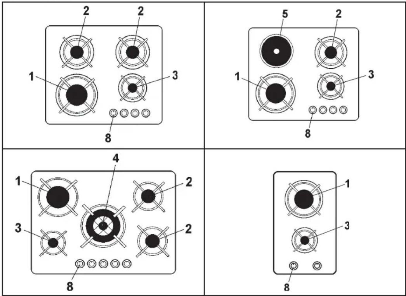 Glem Gas GV64BK - MODELO - 1