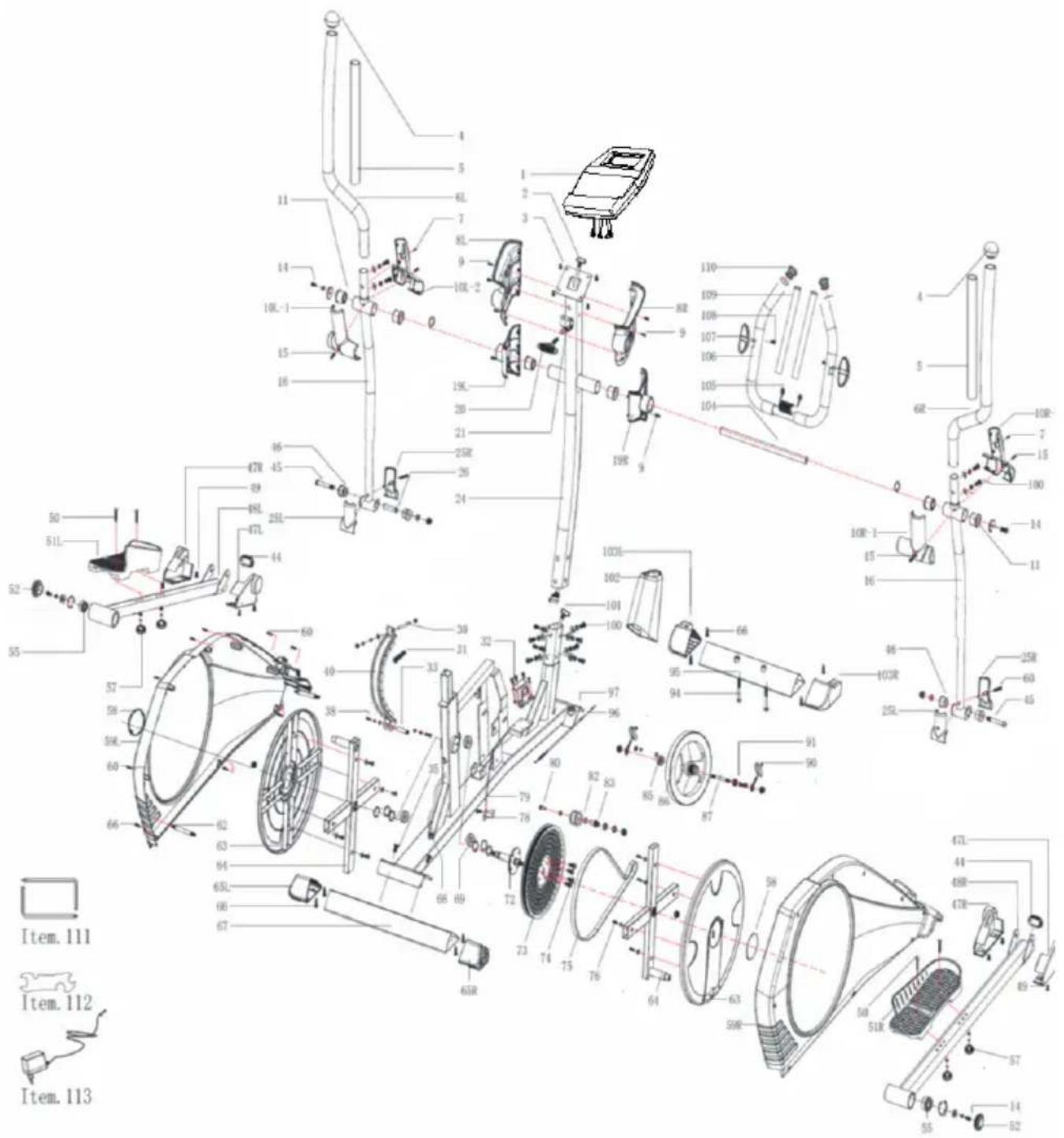 BH FITNESS Azzure TFT G2362TFT - FABRIKANT BEHOUDT ZICH HET RECHT TOE DE PRODUCTSPECIFICATIES-ZONDERVOORAFGAAND BERICHT TE VERANDEREN. - 3