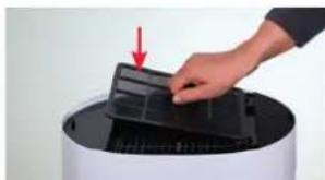 BONECO W220 - VOORFILTER REINIGEN - 5