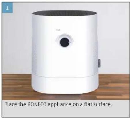 BONECO H320 - STARTING UP - 1