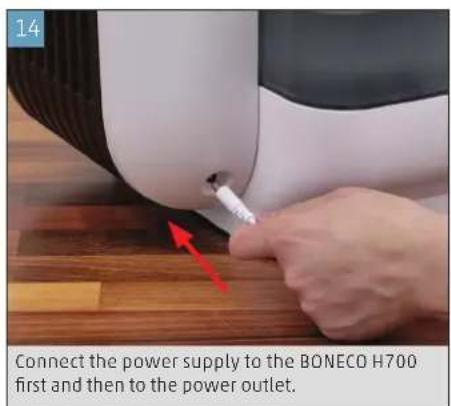 BONECO H700 - STARTING UP - 14