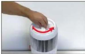 BONECO P230 - COMPARTIMENT DU FILTR - 1