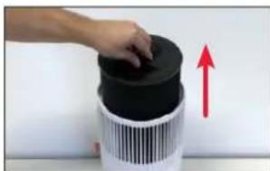 BONECO P230 - O COMPARTIMENTO DO Filtro - 2