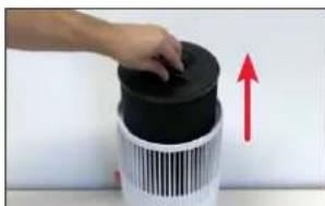 BONECO P230 - THE FILTER COMPARTMENT - 2