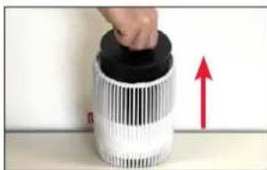 BONECO P130 - COMPARTIMENT DU FILTRE - 1
