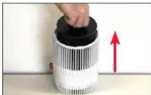 BONECO P130 - FILTER COMPARTMENT - 2