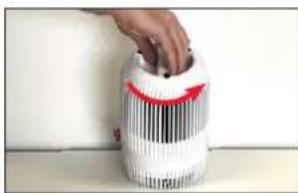BONECO P130 - FILTER COMPARTMENT - 1