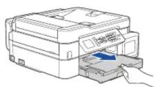 BROTHER MFCT920DW - Włóż zwykły papier A4 do tacy papieru Chargez du papier A4 dans le bac - 1