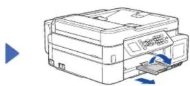 BROTHER MFCT920DW - Włóż zwykły papier A4 do tacy papieru Chargez du papier A4 dans le bac - 6