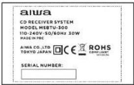 AIWA MSBTU300 - COLLEGAMENTI - 1