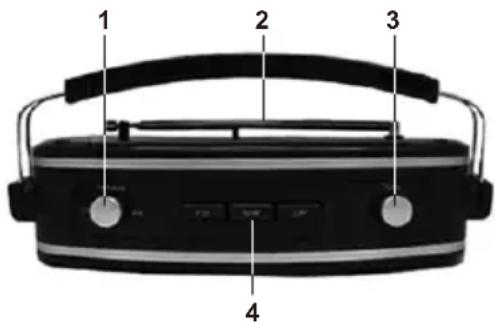 NEDIS RDFM5000BG - Vue de dessus - 1