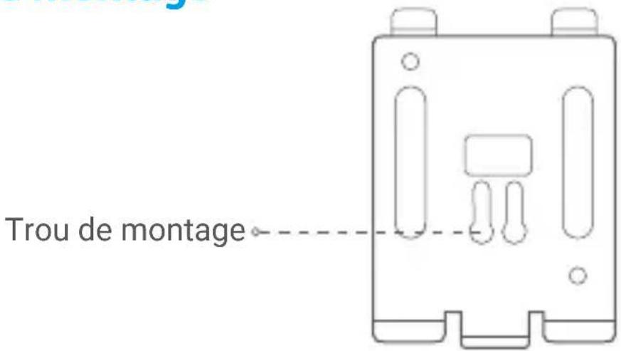 EZVIZ DP1C - Base de montage - 1