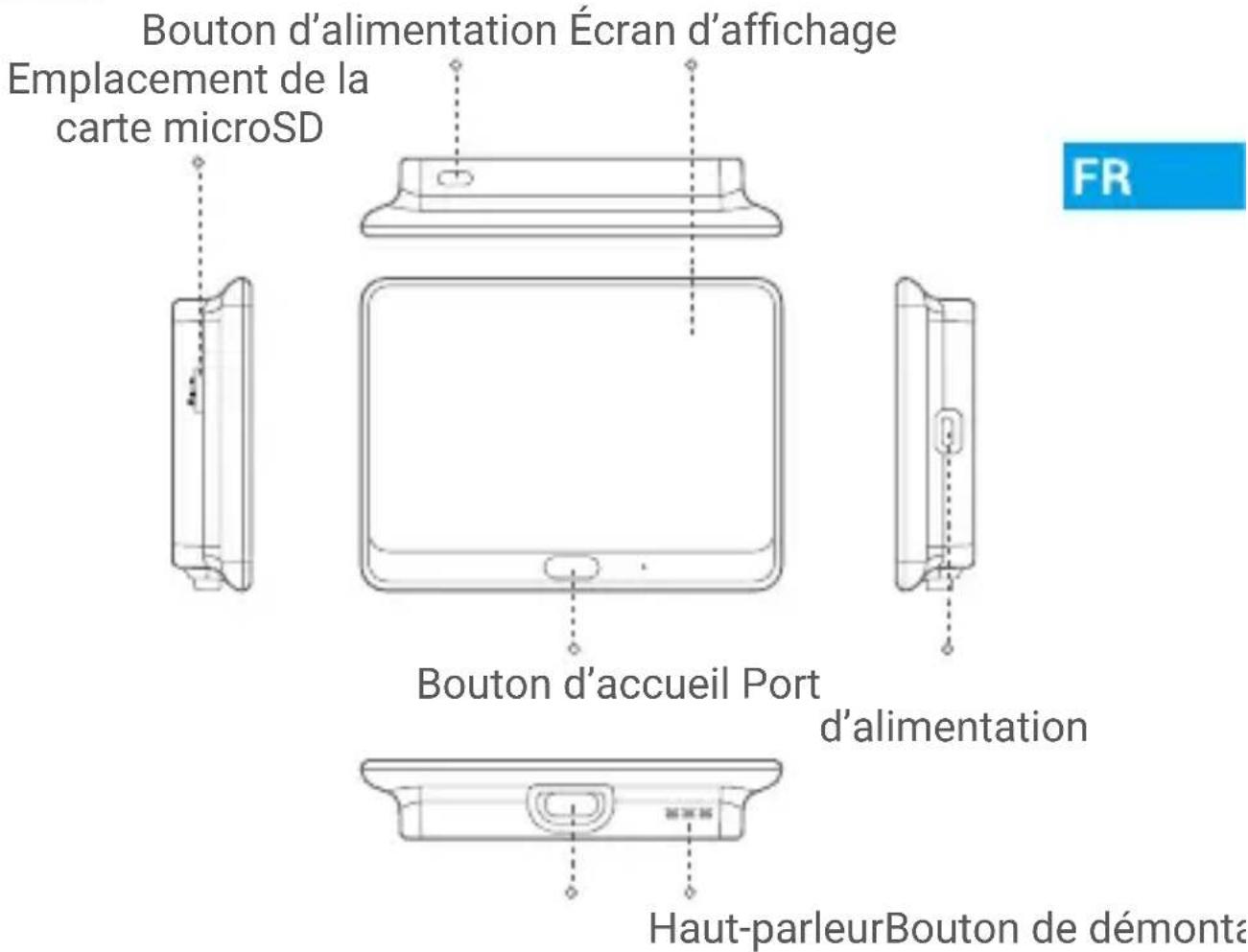 EZVIZ DP1C - Vue d'ensemble Écran - 1