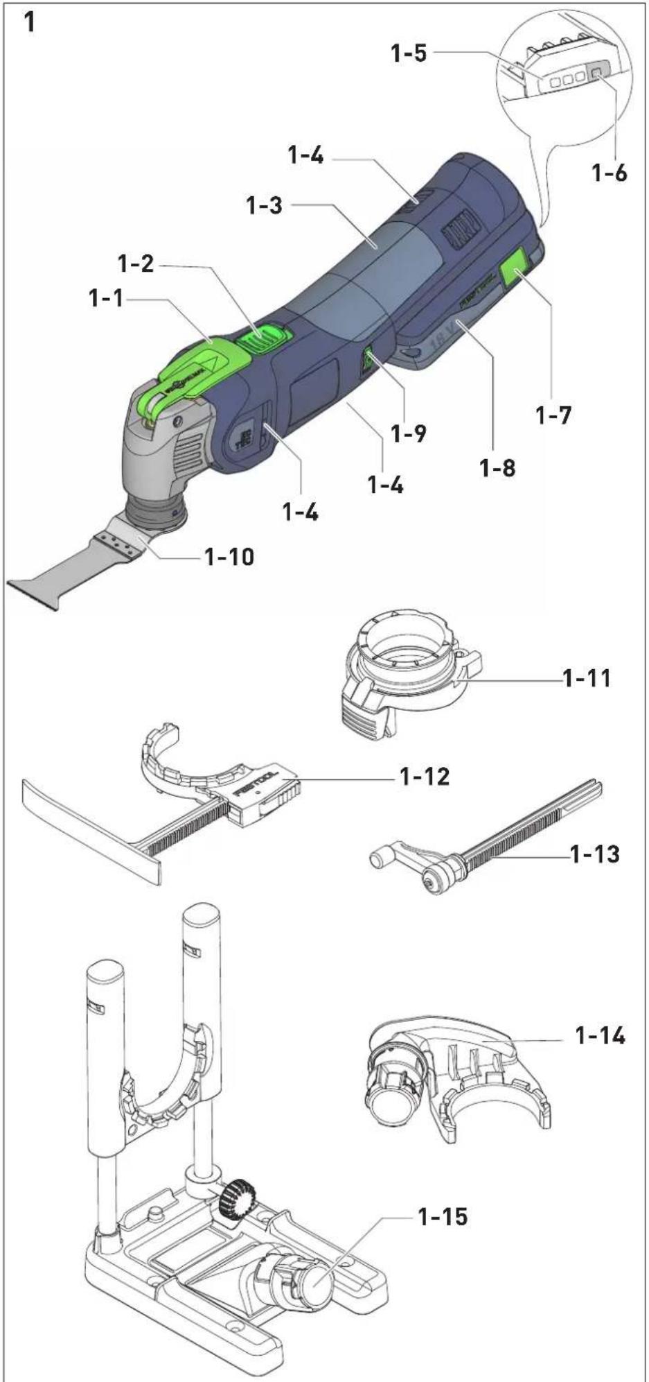 FESTOOL OSC 18 - 1