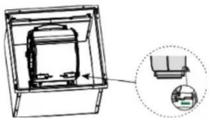 GRUNDIG GEDD 5481 XB - Fijación de las abrazaderas inferiores - 6