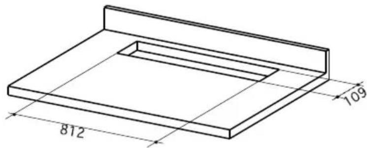 GRUNDIG GEDD 5481 XB - Bohrung der Auflageliche - 1